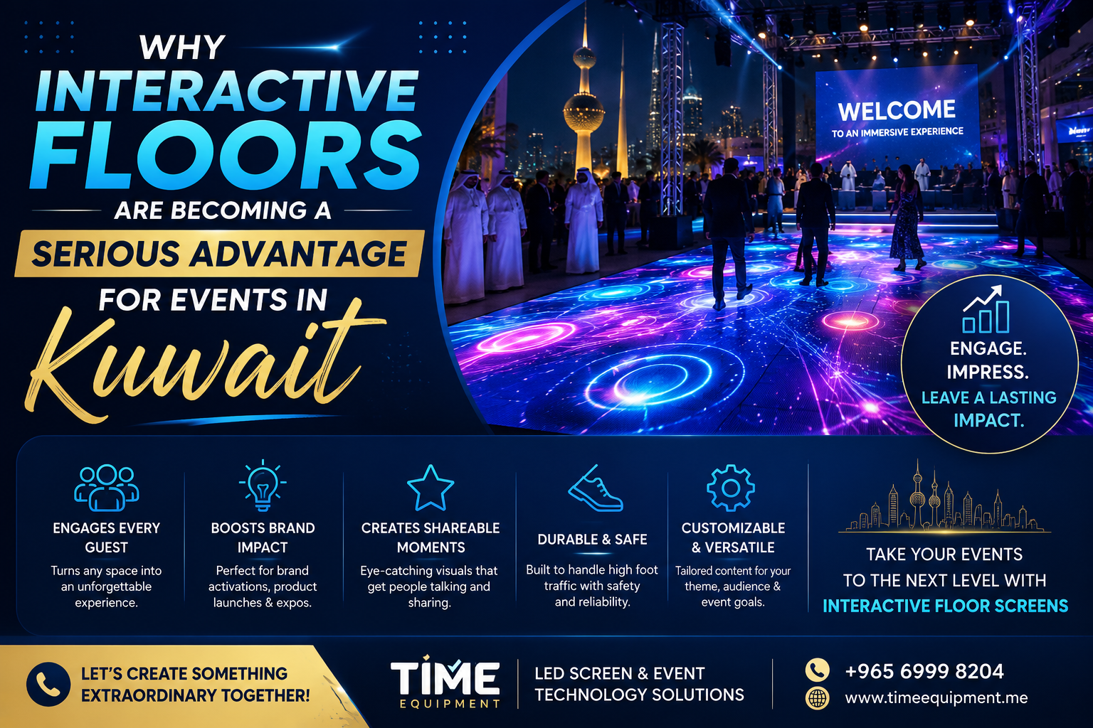 Why Interactive Floors Are Becoming a Serious Advantage for Events in Kuwait